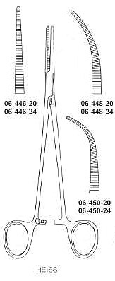 Heiss Forcep, full Curved